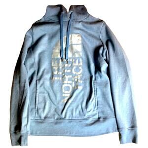 The North Face Hoodie - Medium - Steel Blue/Silver
